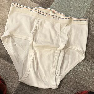 Fruit of the Loom Men's Classic White Briefs